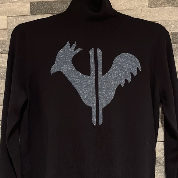 🌸New Arrival🌸 Rossignol Women's Ski Wool Sweater Roll Neck Turtleneck - Picture 2 of 5